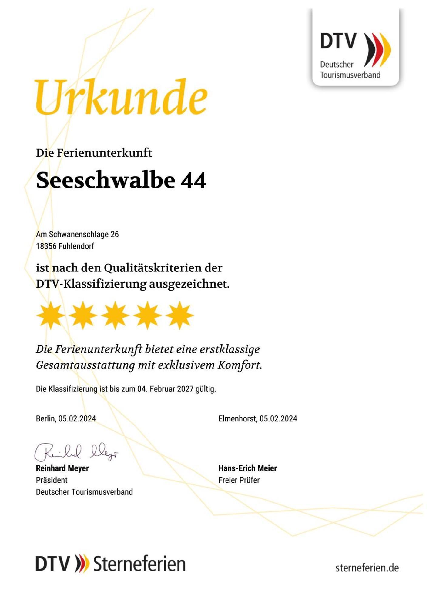 Ferienhaus Seeschwalbe 44 Fuhlendorf  Dış mekan fotoğraf